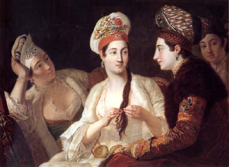 Antoine de Favray Tukish Women oil painting image